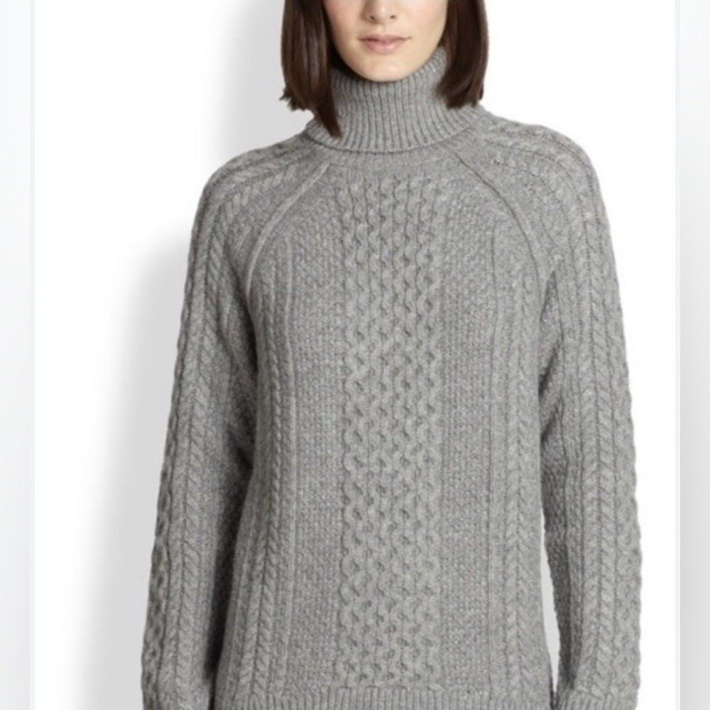 Vince Cableknit Turtleneck
